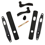 Newbury Black (Matte) Double Door Exterior Trim Set 9214456 Newbury Black (Matte) Double Door Exterior Trim Set 9214456 Image