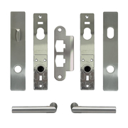 FSB 1076 for Keyed Lock Single Trim Set FSB 1076 for Keyed Lock Satin Stainless Steel Trim Set