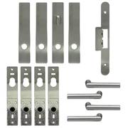 FSB 1076 AP PA Hardware Set Satin Non Keyed FSB 1076 AP PA Set Satin Non Keyed